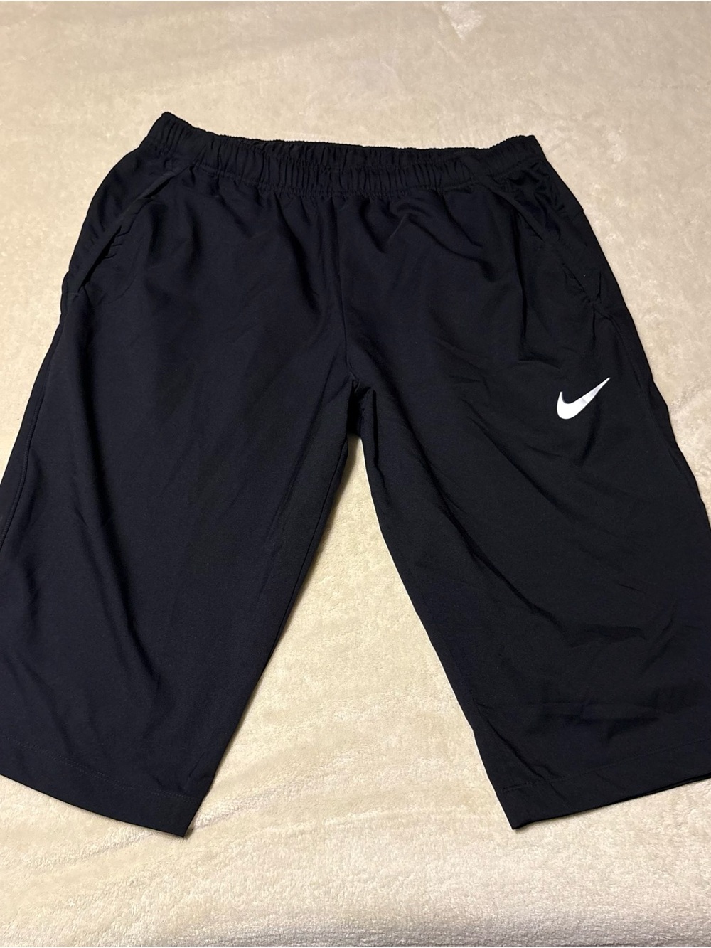 Nike Men's Dri-FIT Team Woven 3/4 Training Pants Black XXL